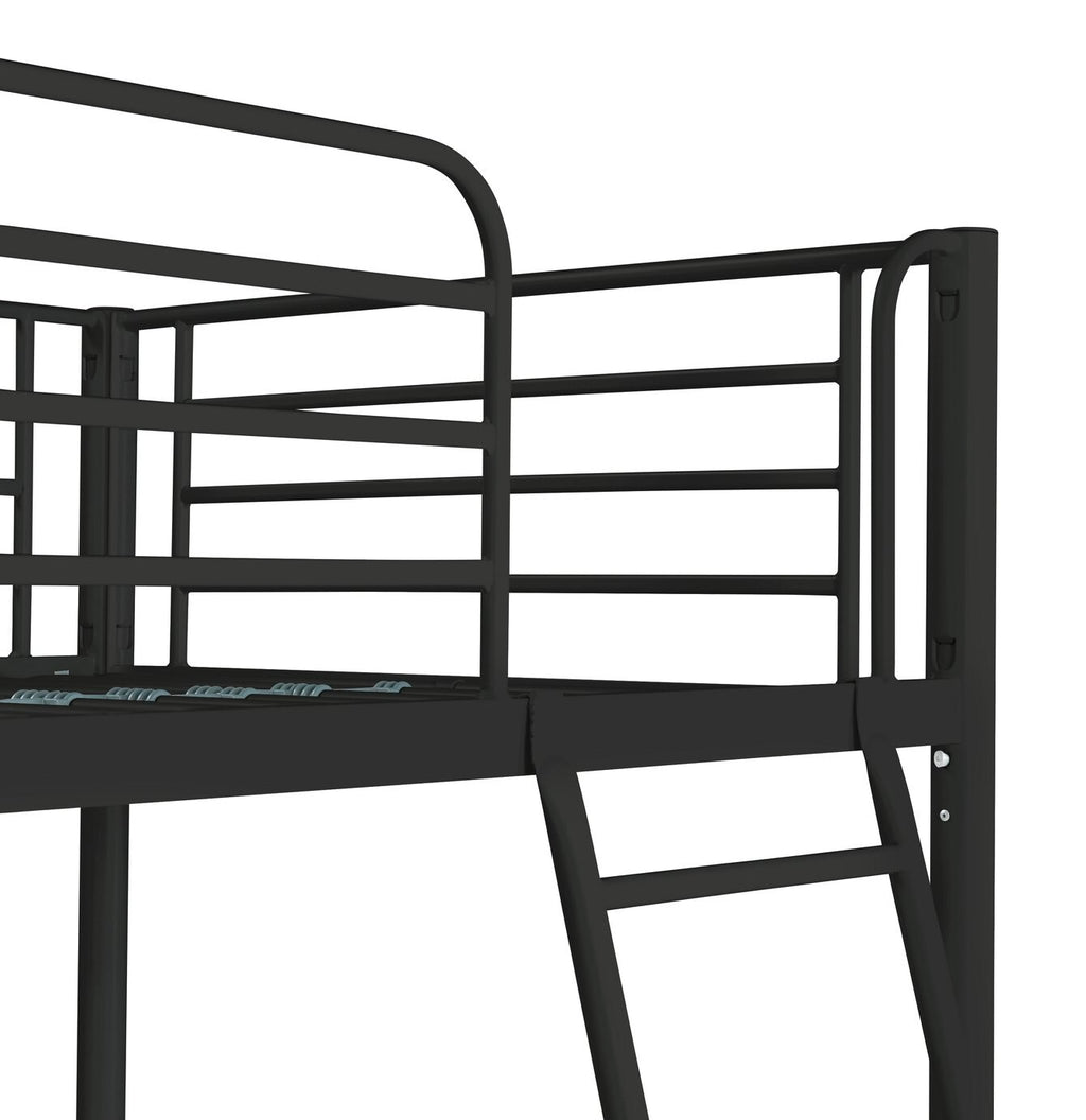 Home Riley High Sleeper Metal Bed Frame - Black