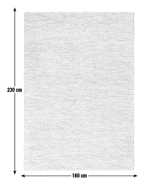 Habitat Gibbins Natural Flatweave Rug - 230x160cm