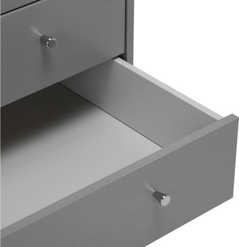 Malibu 2 Door 2 Drawer Wardrobe - Grey ( B Grade )