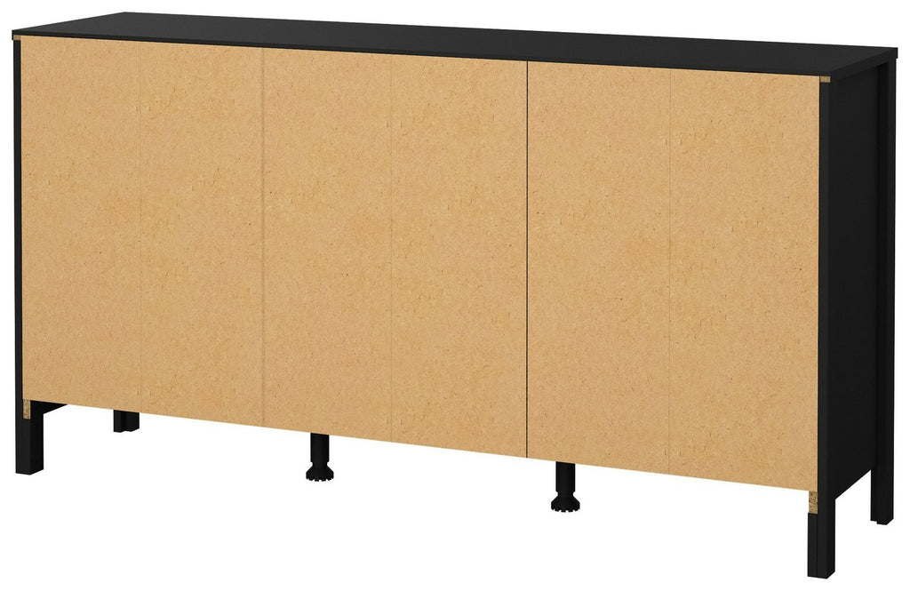 Tvilum Madrid 2 Door 3 Drawer Sideboard - Black | Black sideboard