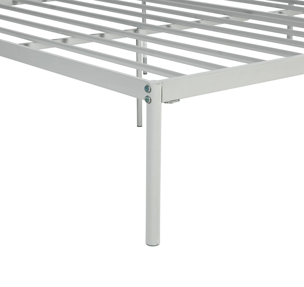 Freja Small Double Metal Bed Frame - Silver