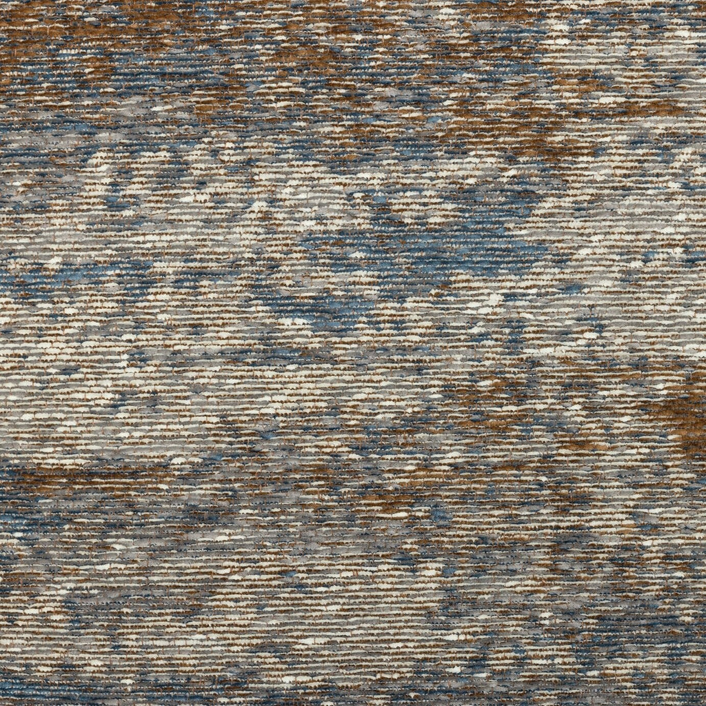 Habitat Distressed Abstract Blue Flatweave Rug - 230x160cm