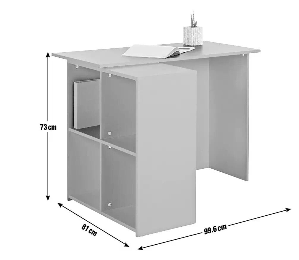 Malibu Corner Office Desk - White