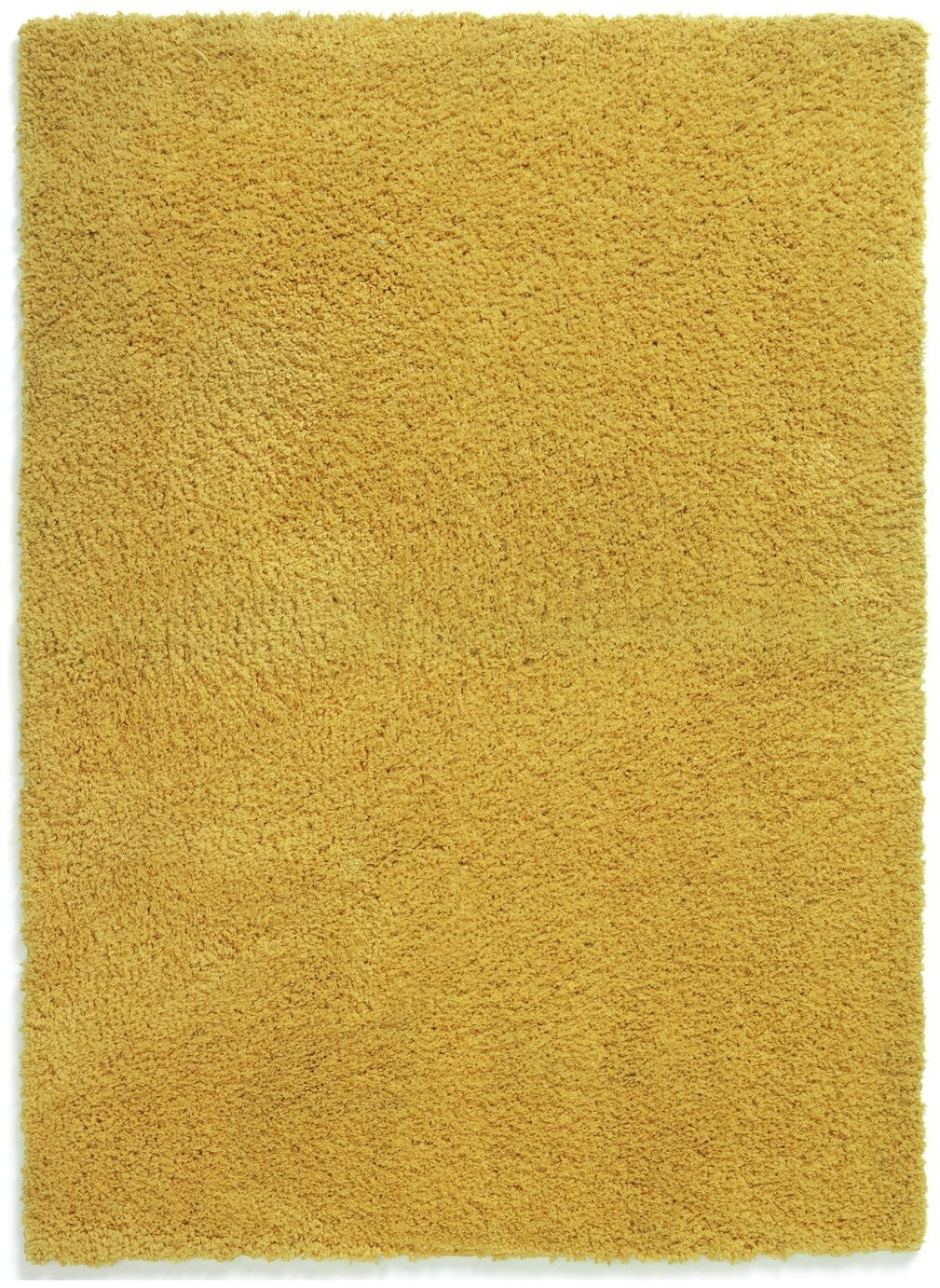 Habitat Recycled Plain Cosy Shaggy Rug - 200x290cm - Mustard