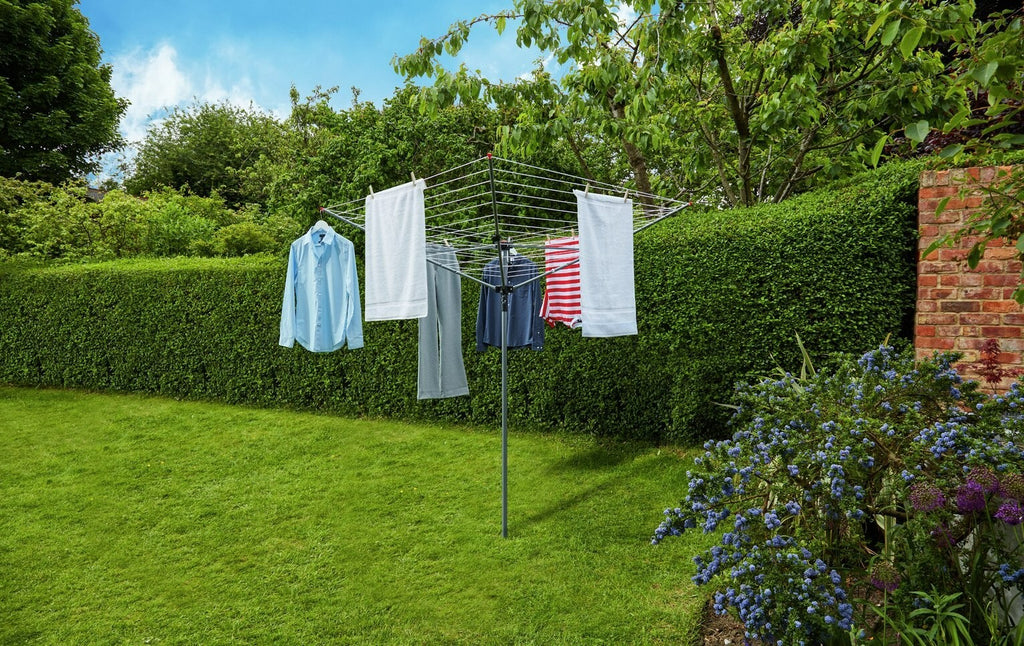 Vileda 50m 4 Arm Rotary Outdoor Washing Line