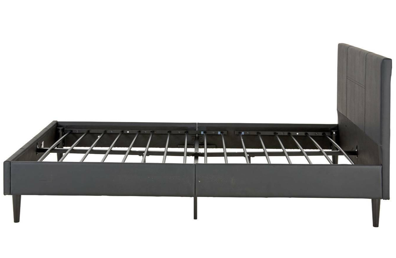 Skylar Small Double Bed Frame - Black | Metal Bed Frame for Bedroom Guest Room