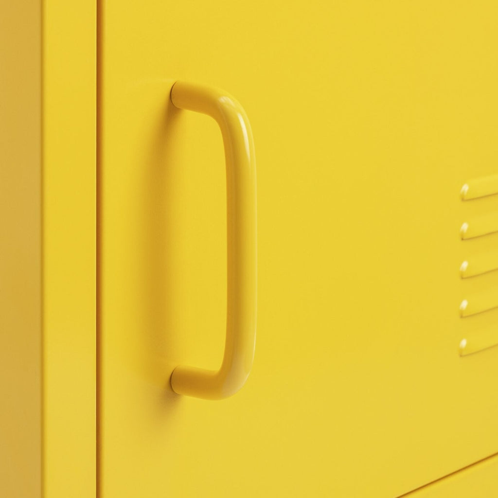 Habitat Stevie 1 Door Bedside Table - Mustard