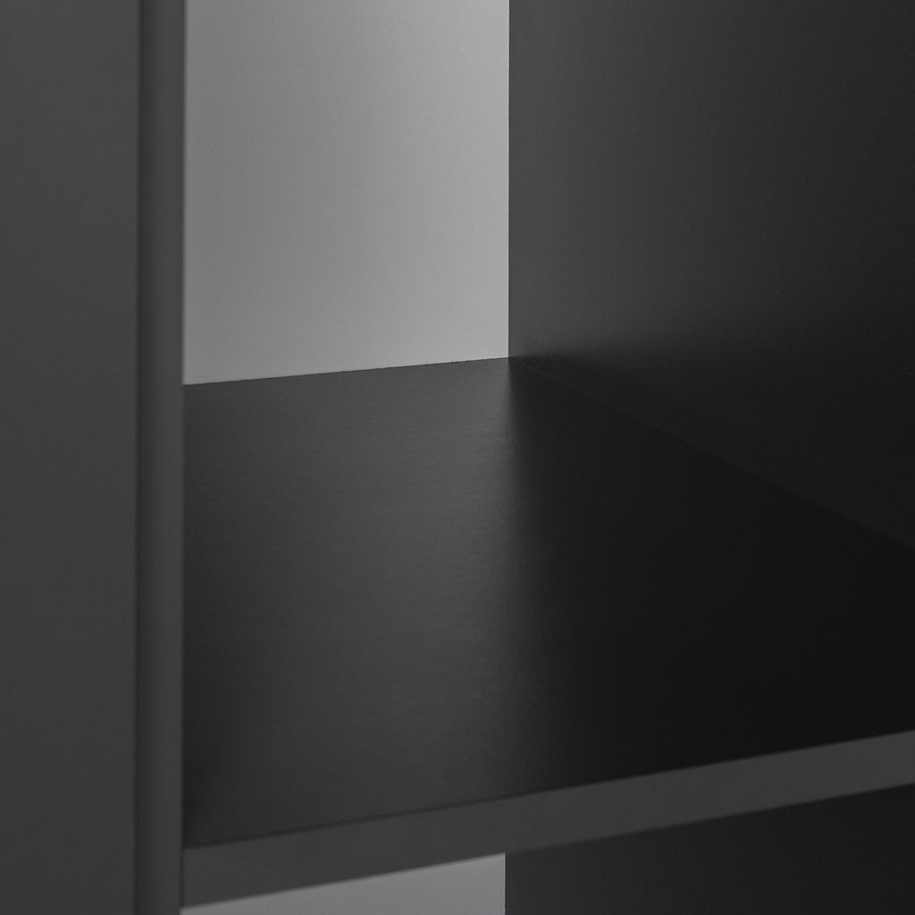Home Seville 3 Door Wardrobe - Anthracite | Triple wardrobe