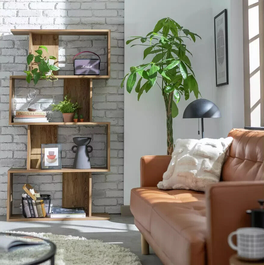 Habitat Nomad Blocked Bookcase - Oak