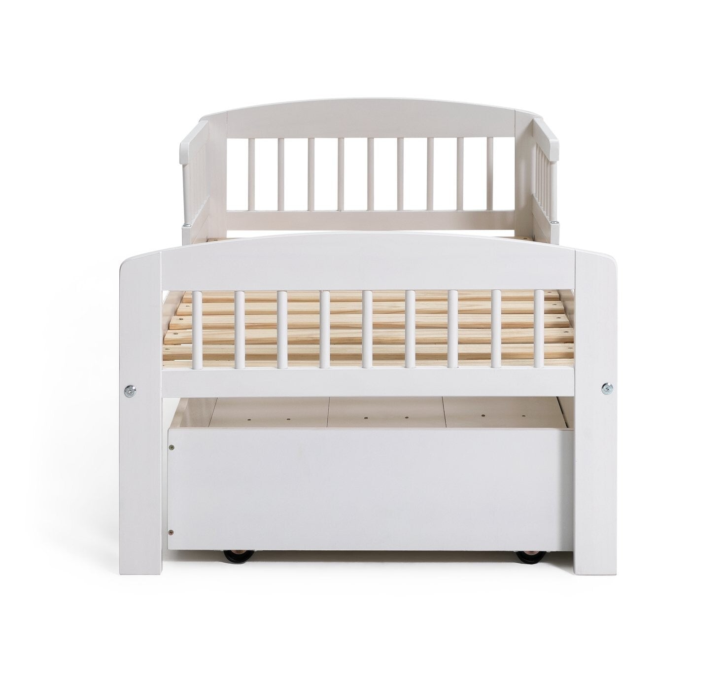 Jesse Toddler Bed With Drawer - White ( B Grade 19056 )