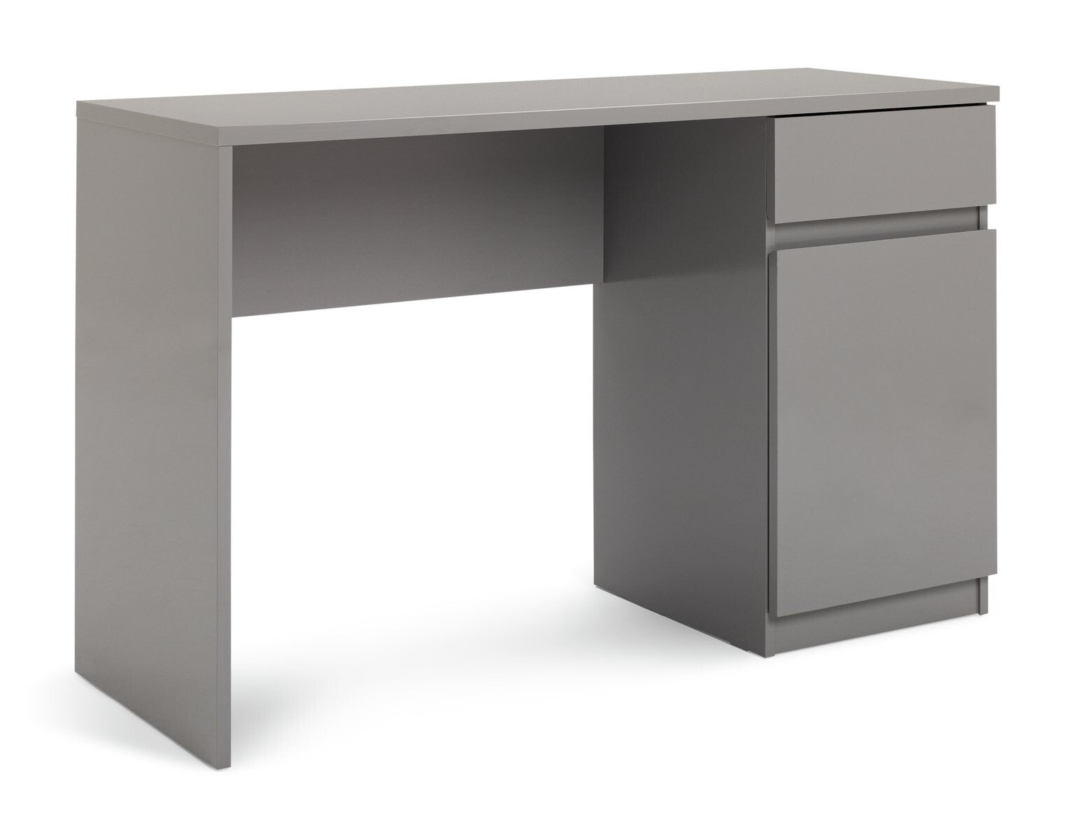 Habitat Jenson 1 Drawer Office Desk - Grey | Modern Computer Workstation Table