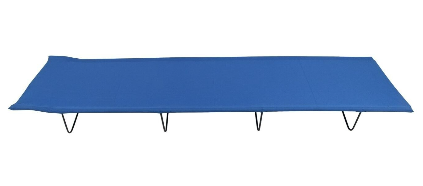 Pro Action Single 4 Leg Folding Camping Bed | Lightweight Portable Outdoor