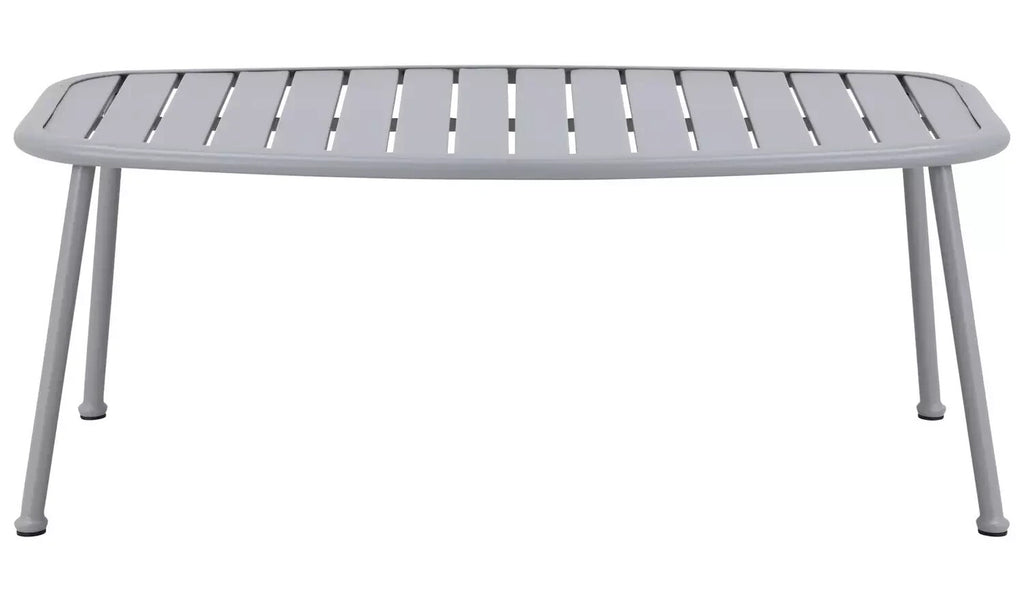 Habitat Nordic Metal Garden Table - Grey - Outdoor Table