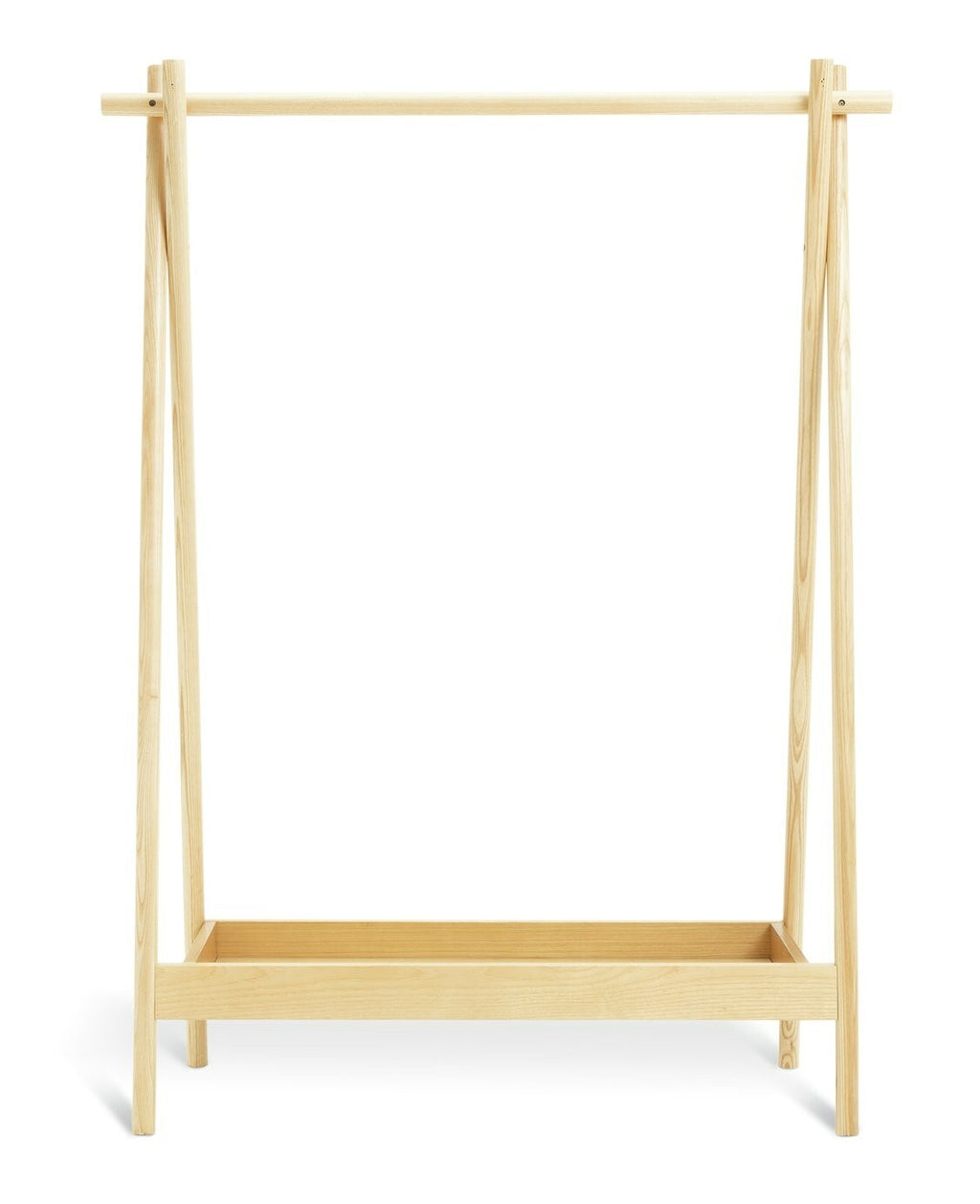Habitat Akari Wooden Clothes Rail - Wood  | Freestanding Wardrobe Rack Bedroom