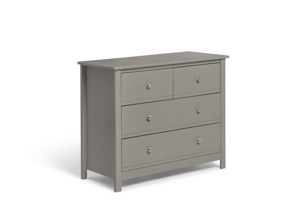 Brooklyn 4 Drawer Chest- Grey | Grey dresser