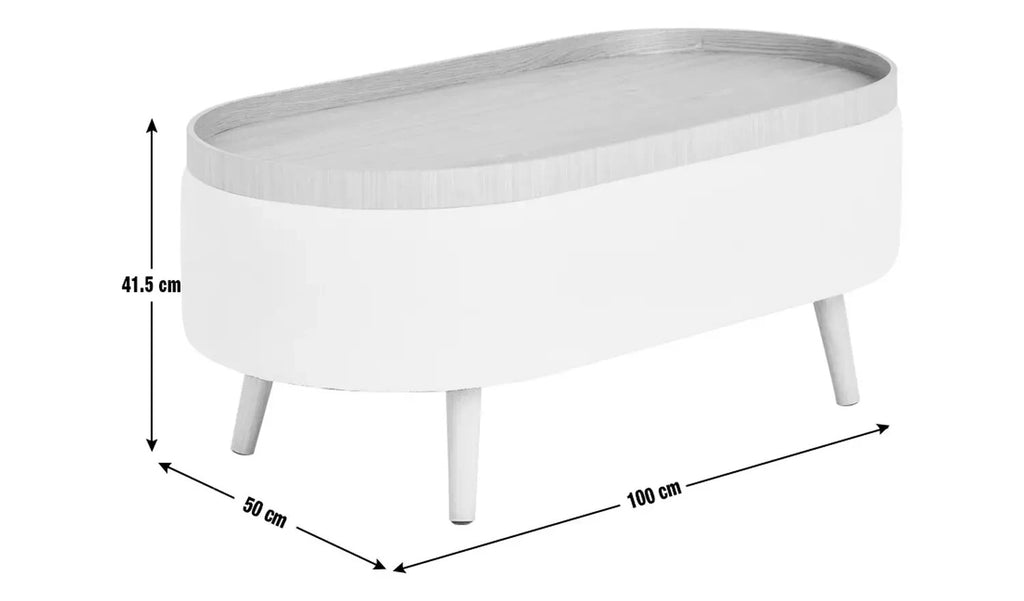 Ingo Coffee Table - Cream ( B Grade )