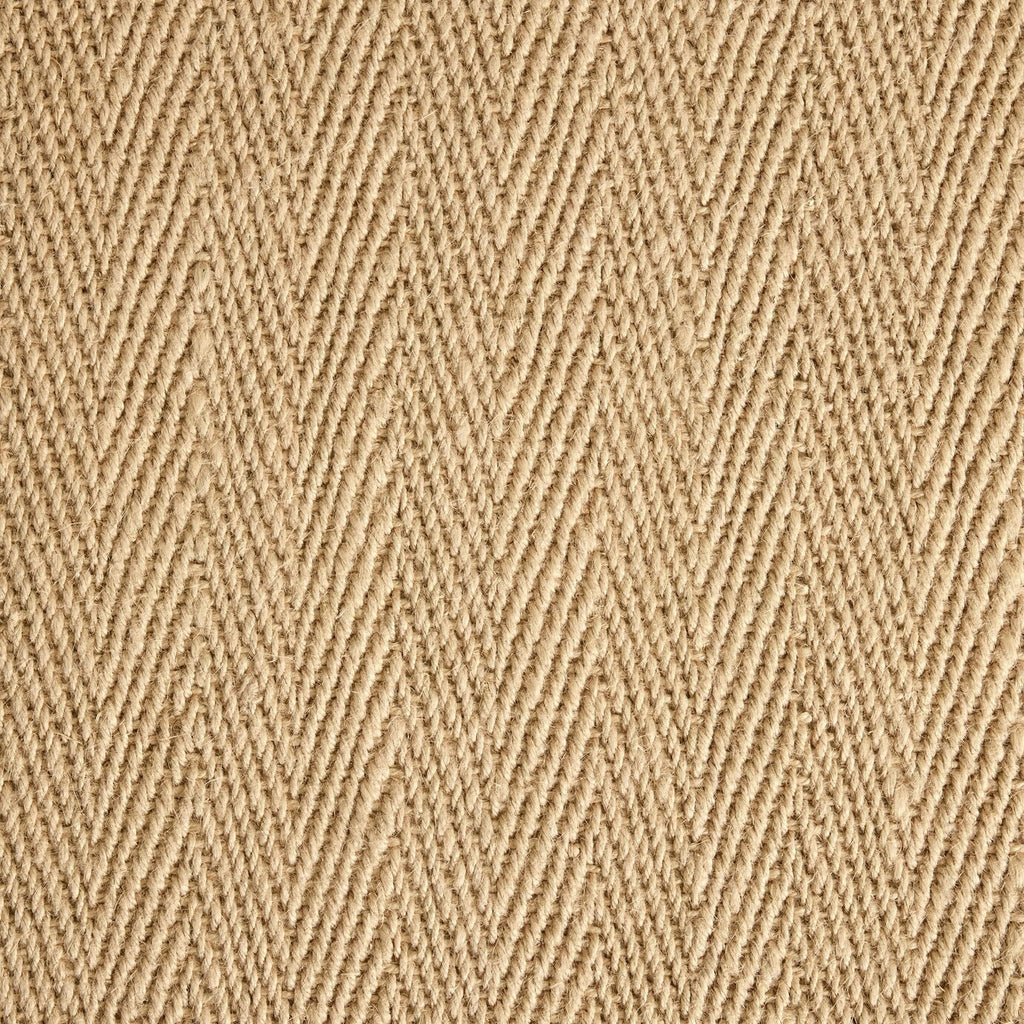 Herringbone Neutral Boarder Jute Rug - 230x160cm