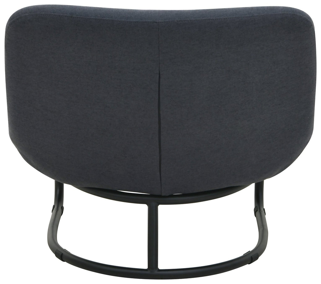 Oskar Fabric Accent Chair - Grey | Modern accent chair