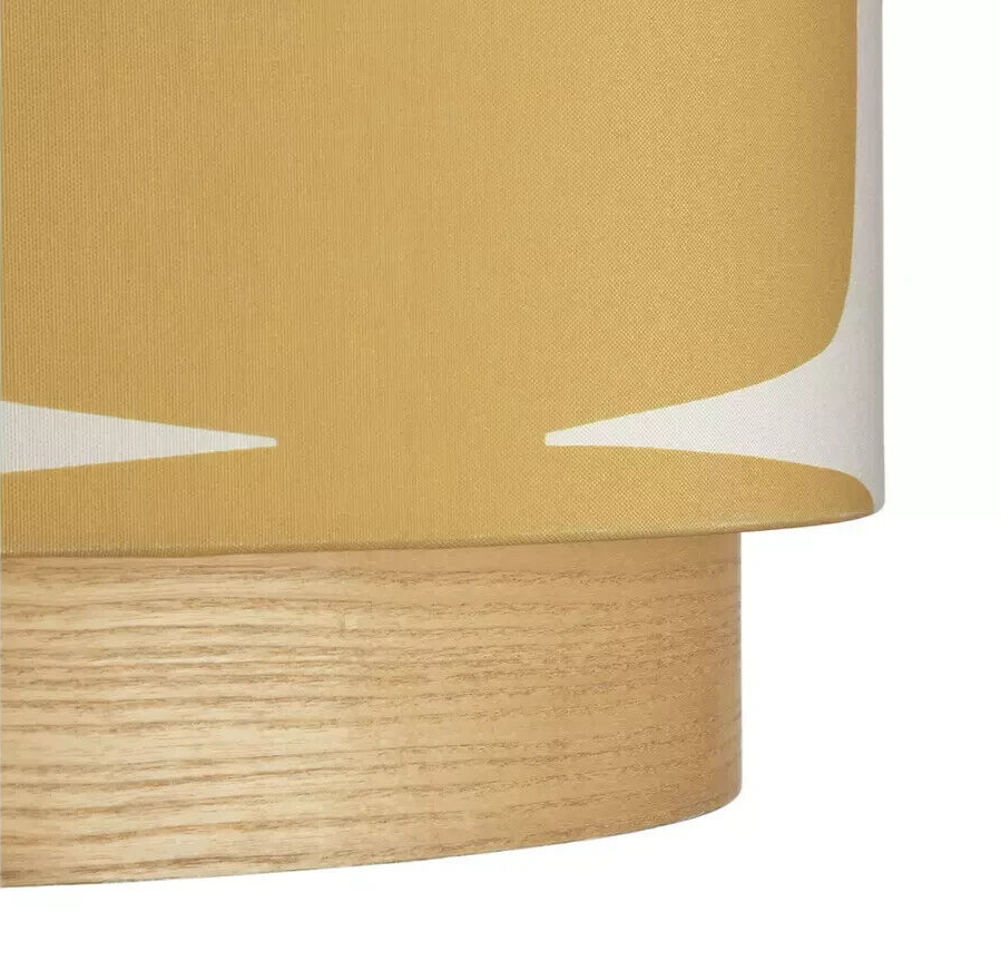 Habitat Scion Lohko Floor Lamp | Modern Standing Light Retro Patterned Shade