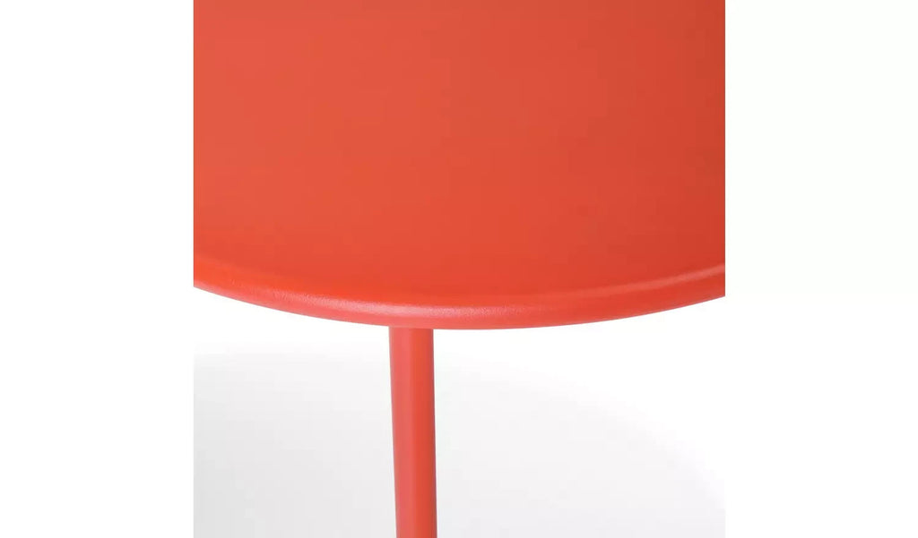 Annika 2 Seater Metal Garden Table - Red