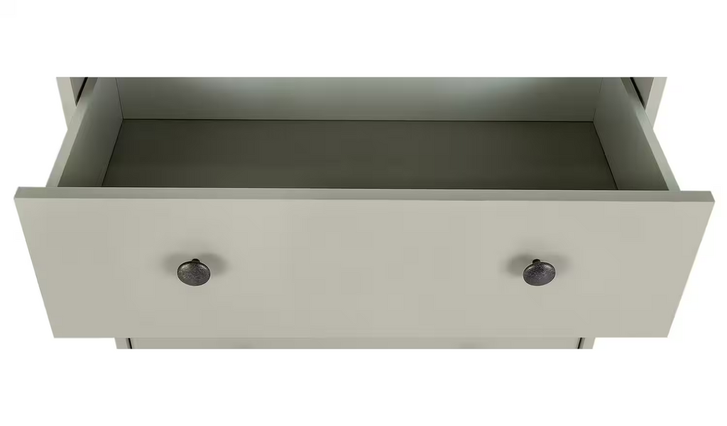 Kensington 3+2 Drw Chest - Soft Grey & Oak Effect