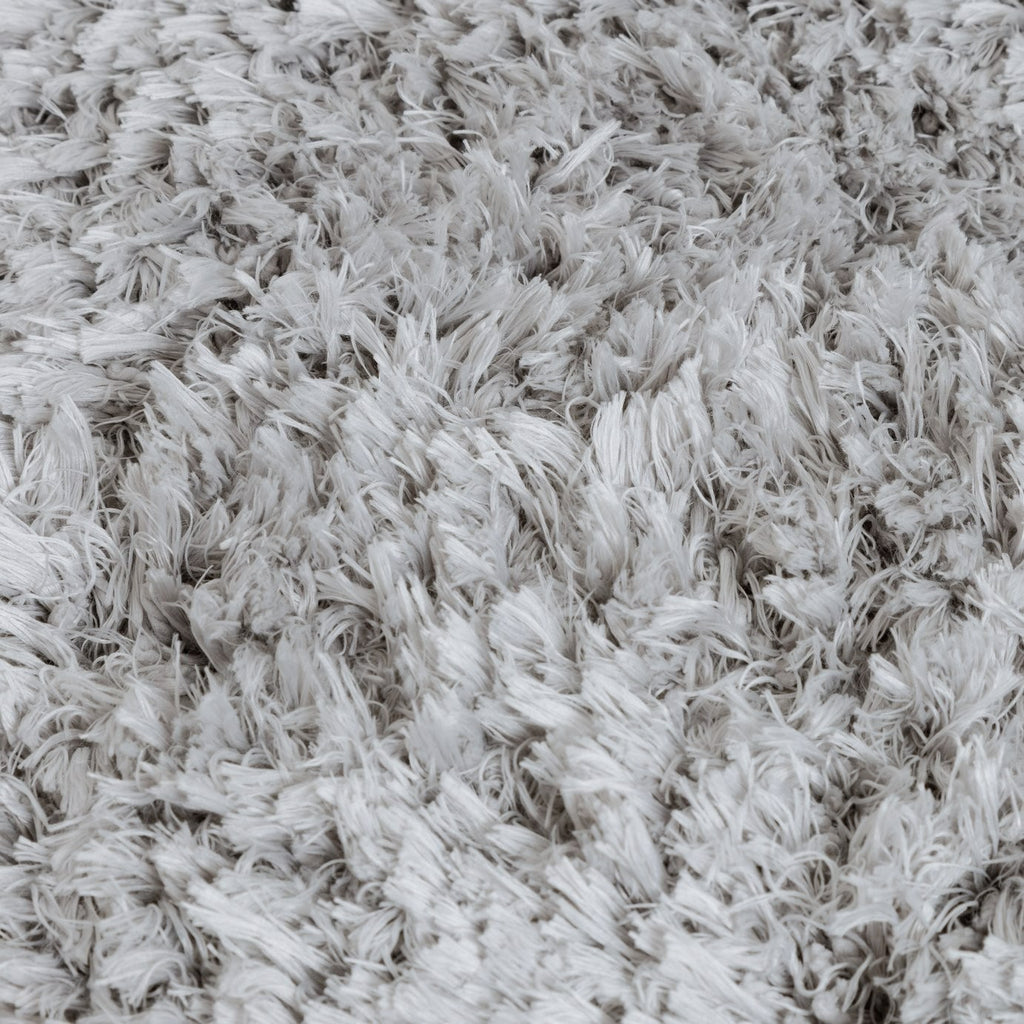 Airmaster Plain Silver Shaggy Rug - 230x160cm