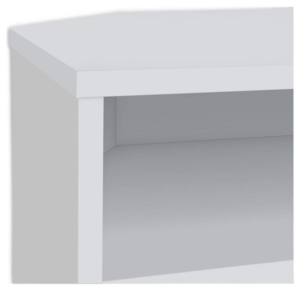 Home Corners 2 Door TV Unit - White | TV Stand with Storage