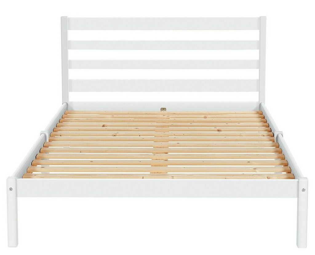 Kaycie Small Double Bed Frame - White ( B Grade 41772 )