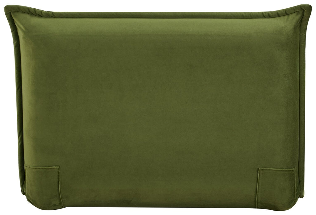 Lottie Fabric Chair Bed - Moss Green