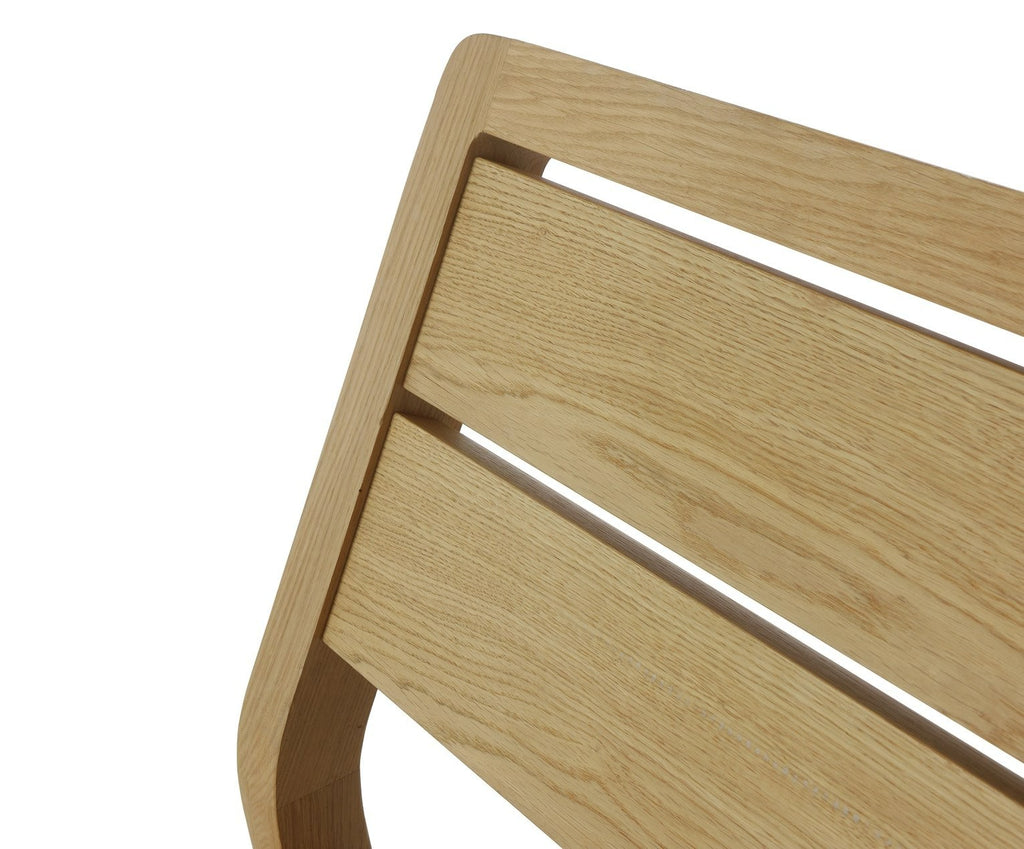 Radius Kingsize Wooden Bed Frame - Oak ( B Grade )
