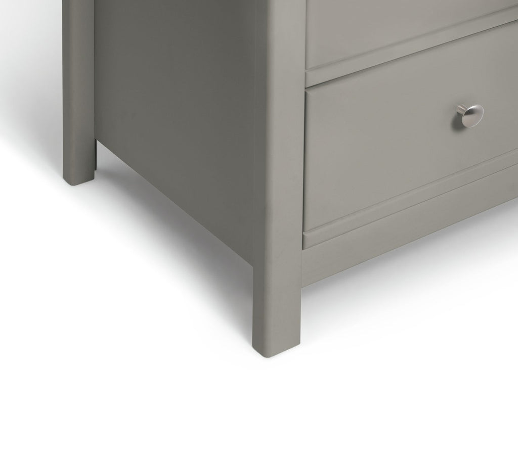Brooklyn 4 Drawer Chest- Grey | Grey dresser