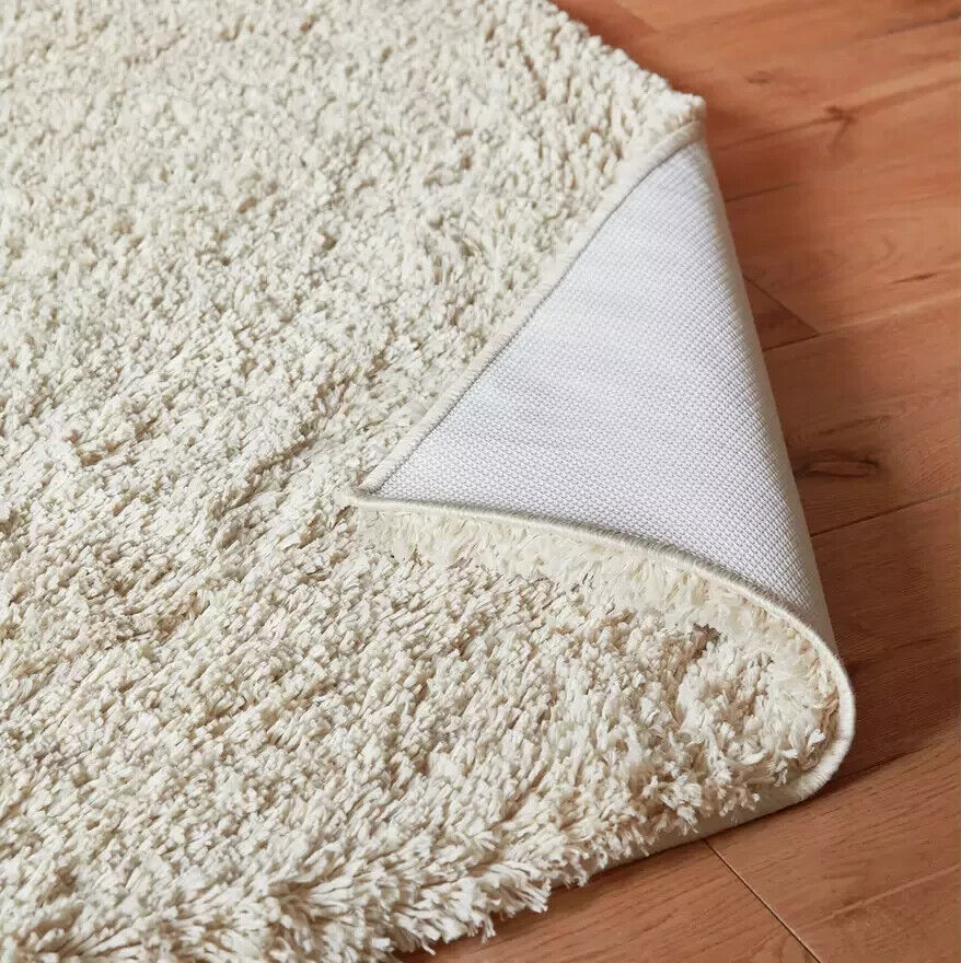 Habitat Recycled Cosy Plain Shaggy Rug - 160x230cm - Ivory ( B Grade 30630 )