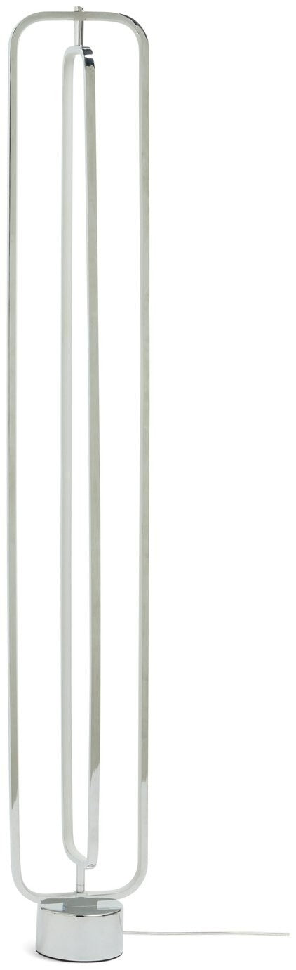 Habitat Sio LED Column Floor Lamp - Chrome
