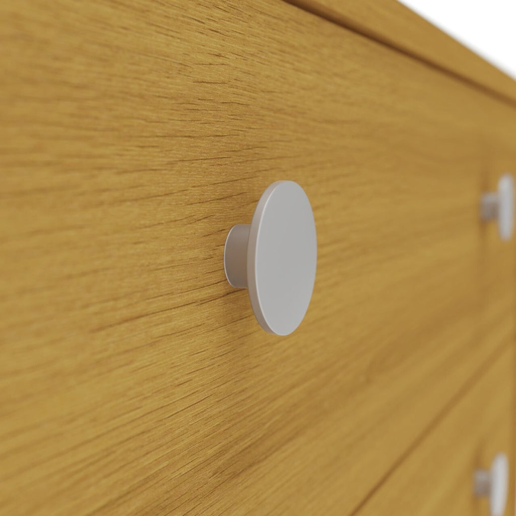 Seville 2 Piece 1 Door Wardrobe Set - Oak ( B Grade )