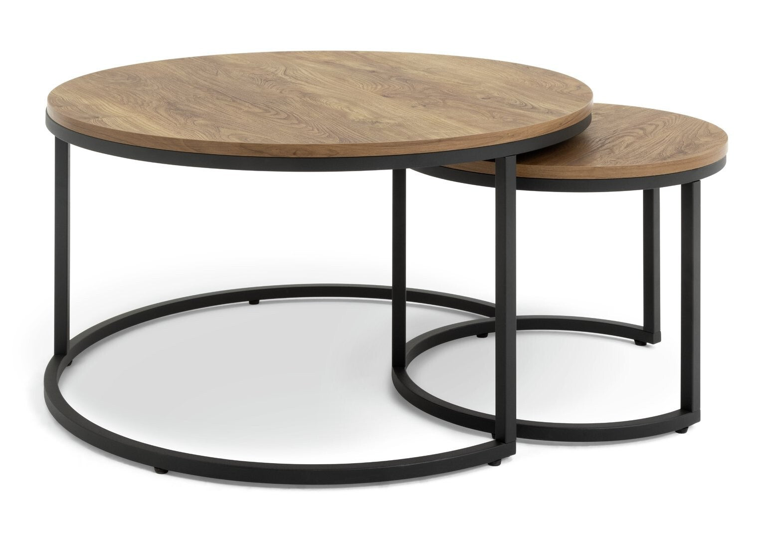 Habitat Nomad Nest of 2 Coffee Tables - Oak ( B Grade 36332 )