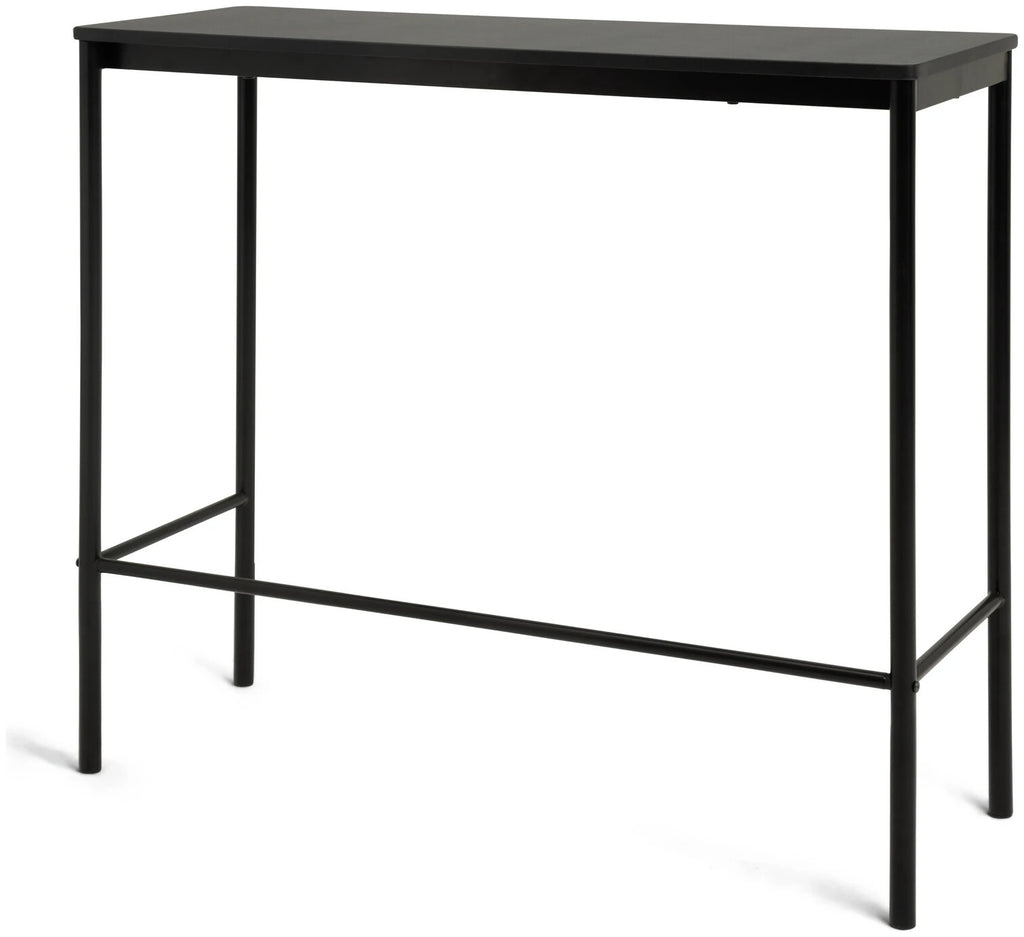 Stella Metal Bar Table & 2 Black Bar Stools