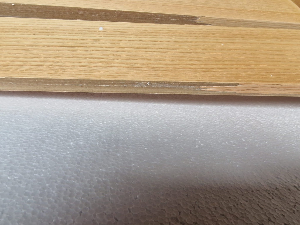 Radius Kingsize Wooden Bed Frame - Oak ( B Grade )