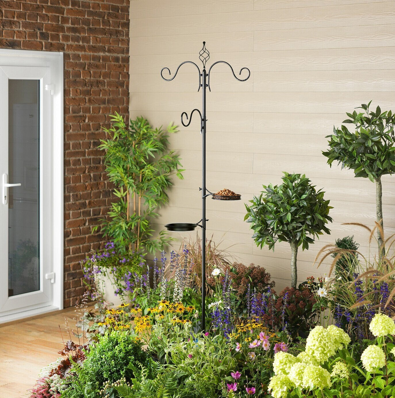 Wild Bird Feeding Station | Outdoor Garden Stand for Bird Feeders and Accessorie