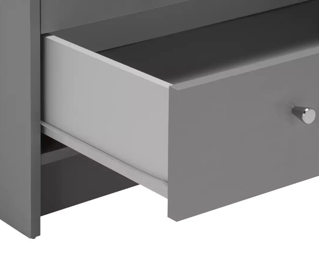 Malibu 2 Door 2 Drawer Wardrobe - Grey ( B Grade )