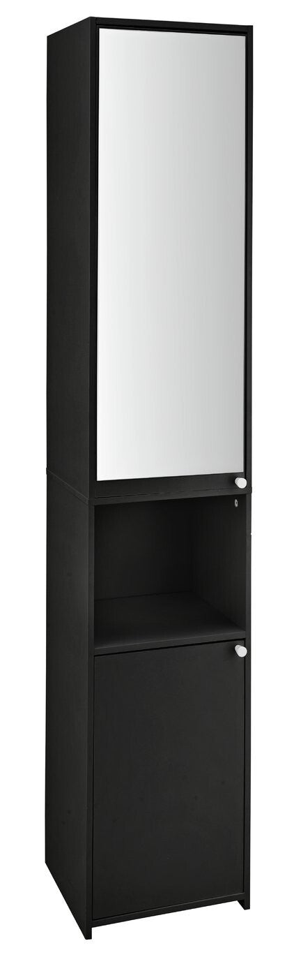 Prime Mirrored Tallboy - Black ( B Grade 12798 )