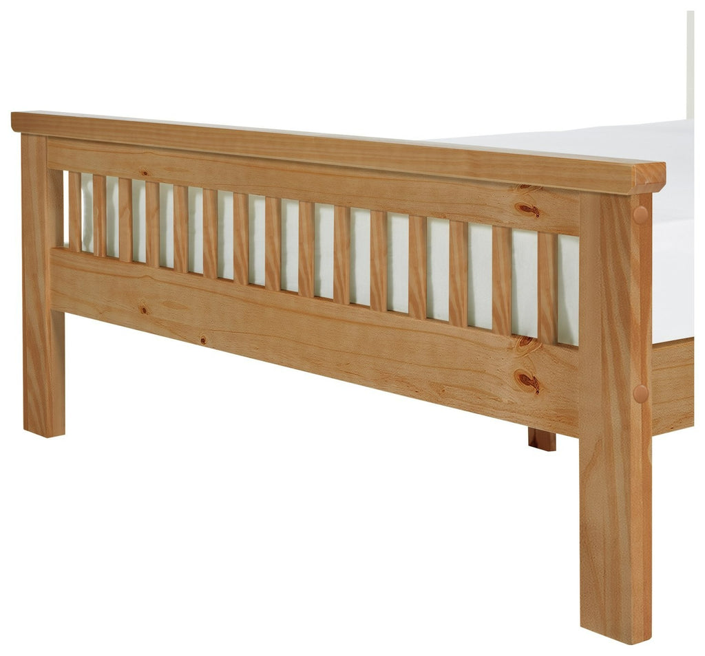 Home Aubrey Double Wooden Bed Frame - Oak Stain | style wooden bed double oak