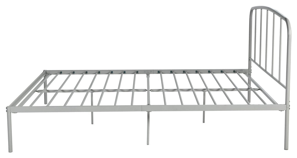 Freja Small Double Metal Bed Frame - Silver ( B Grade 35323 )