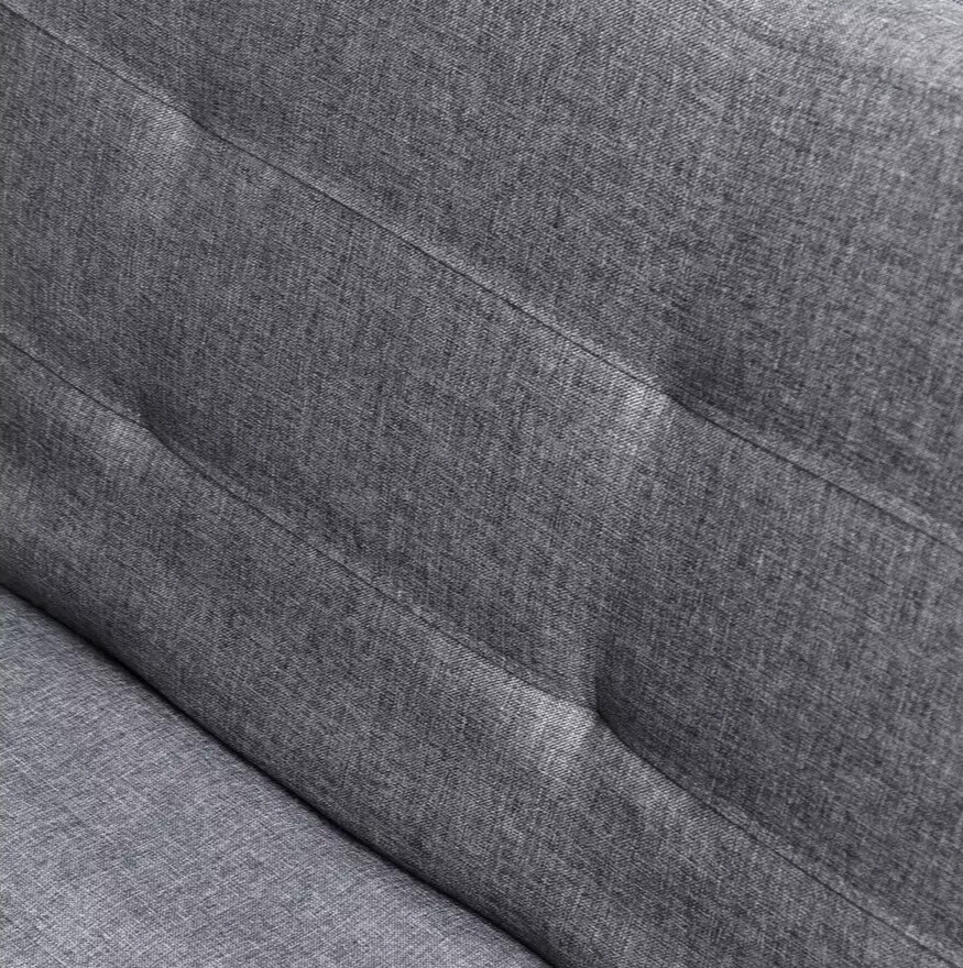 Home Duo Fabric 2 Seater Clic Clac Sofa Bed - Charcoal ( B Grade 53563 - 53568 )