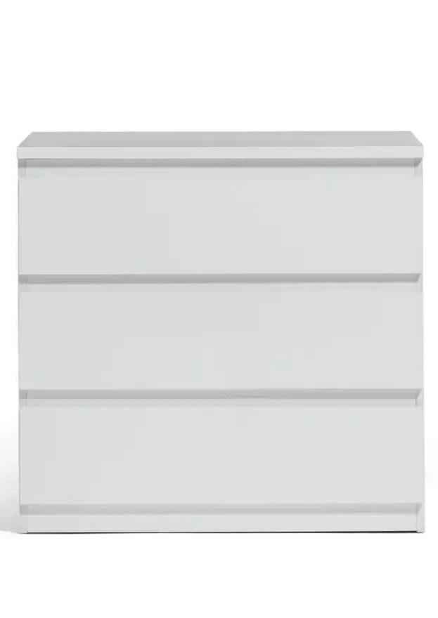 Habitat Jenson Gloss 3 Drawer Chest - White