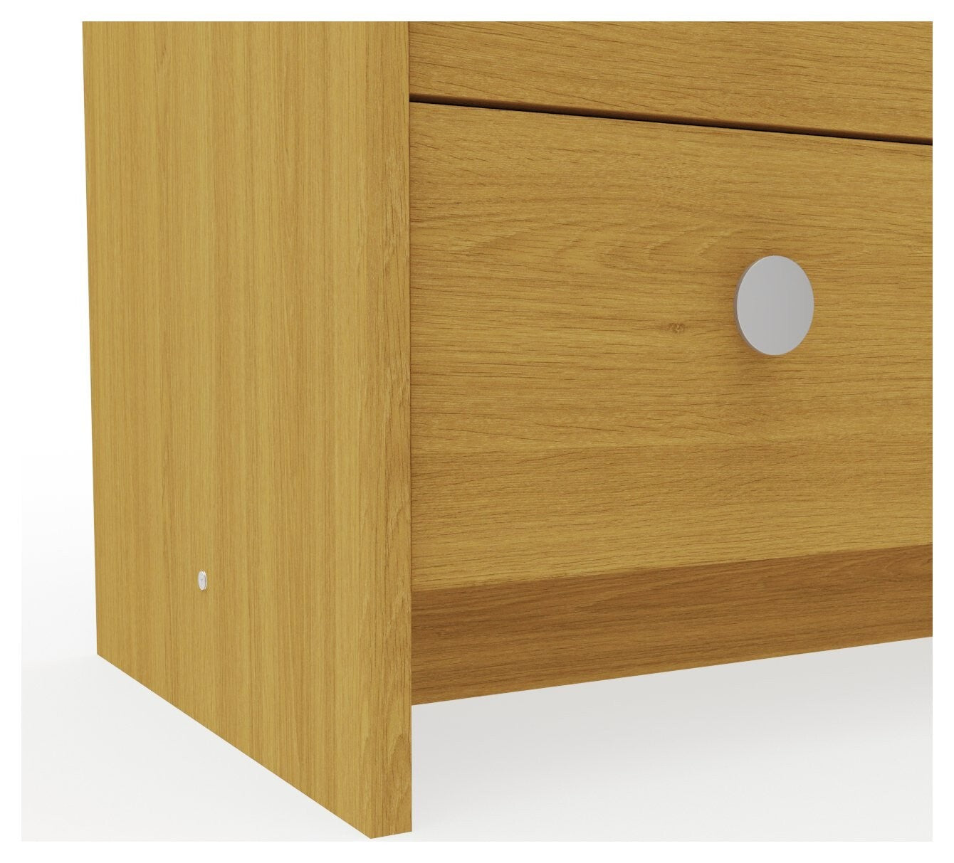 Seville 2 Piece 1 Door Wardrobe Set - Oak ( B Grade )