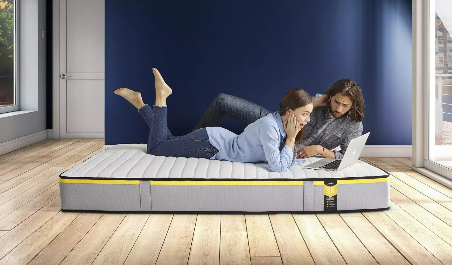 Jay-Be Benchmark S5 Hybrid Eco Friendly Sml Double Mattress