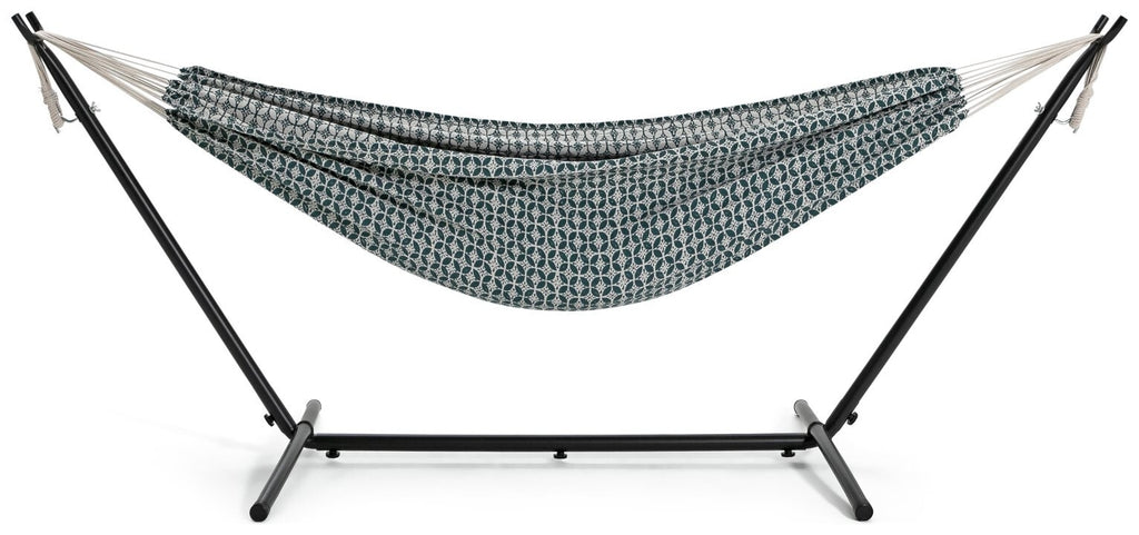 Habitat Boho Hammock with Metal Stand | Portable Indoor Outdoor Hanging Bed