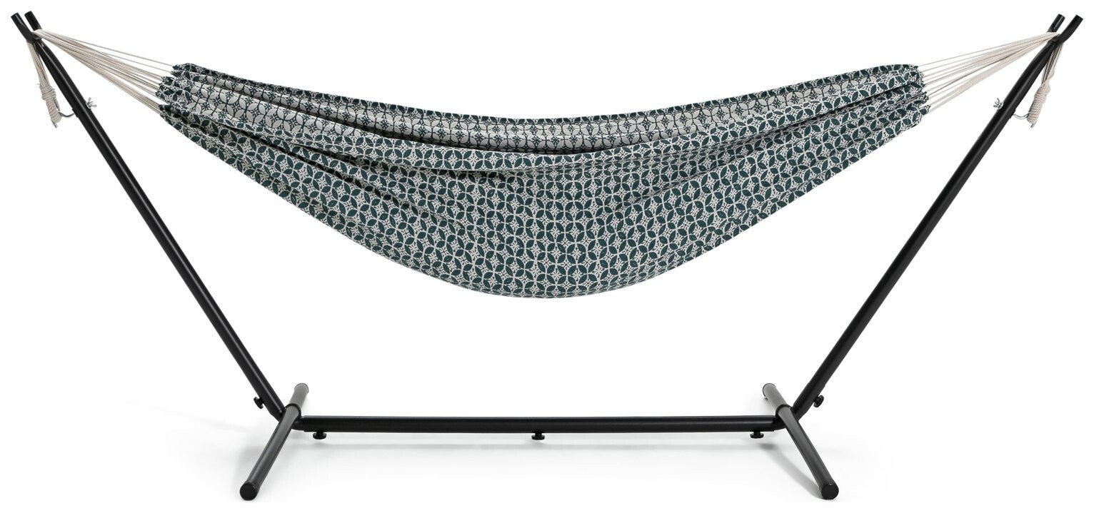 Habitat Boho Hammock with Metal Stand | Portable Indoor Outdoor Hanging Bed