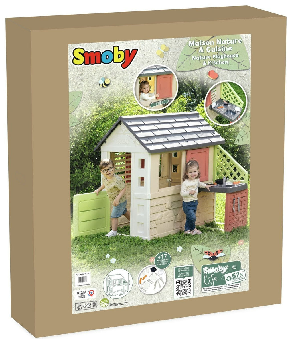 Smoby Nature Playhouse and Kitchen | Playhouse with Kitchen