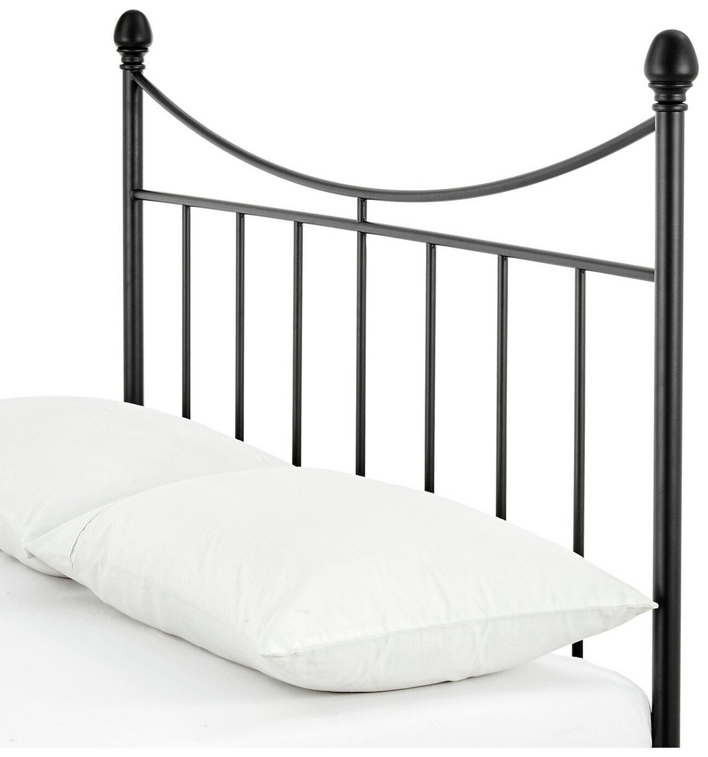 Habitat Home Clara Double Metal Bed Frame - Black | Frame with Mattress Bedroom